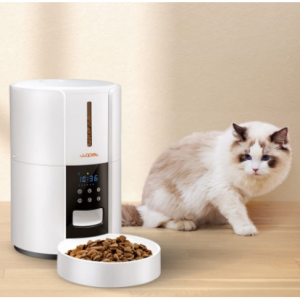 WOPET Automatic Cat Feeders Dry Food Dispenser, FT30 Auto Timed Pet Feeder @ Amazon