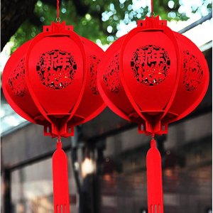 中国节日庆典纸灯笼2个