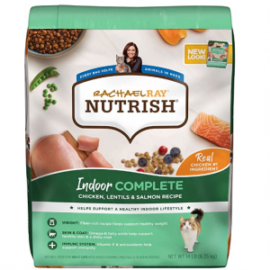 Rachael Ray Nutrish Indoor Complete Premium Natural Dry Cat Food, 14 Pounds @ Amazon