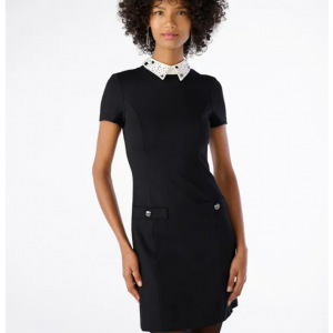 Karl Lagerfeld Paris Logo 黑色连衣裙