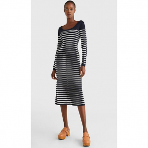 TOMMY HILFIGER女士条纹连衣裙