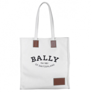 Bally Logo Printed Tote Bag @ Cettire