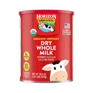 Horizon Organic Instant Dry Whole Milk, 30.6 Oz @ Walmart