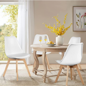 OLIXIS Dining Chairs Mid-Century Modern Dinning Chairs, 4 Pack @ Amazon