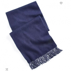 CLUB ROOM Men's 100% Cashmere Scarf @ Macy's, 79% OFF