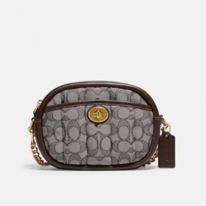 Extra 20% Off Coach Small Camera Bag In Signature Jacquard With Quilting @ Coach Outlet