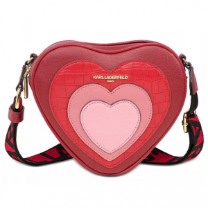 KARL LAGERFELD PARIS Maybelle Heart Small Crossbody @ Macy's $106.80 ...