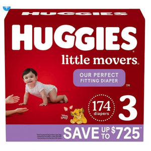 Huggies Little Movers 寶寶紙尿褲尿不濕，尺碼3到7都有 @ Sam's Club