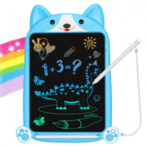 FLUESTON LCD Writing Tablet, 10 Inch Colorful Toddler Doodle Board Drawing Tablet @ Amazon