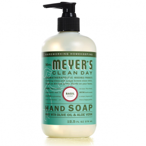 Mrs. Meyer's Hand Soap, Made with Essential Oils, Biodegradable Formula, Basil, 12.5 oz @ Amazon