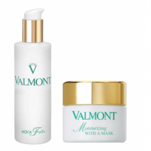 Valmont - Moisturising with a Mask (50ml) +Valmont - Aqua Falls Makeup Removal Water (150ml)