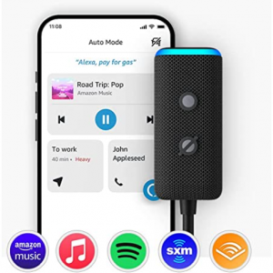 Amazon - 亚马逊Echo Auto (第2代, 2022新发行) 带Alexa语音助手，智能行车助车，8.2折