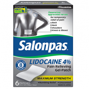 Salonpas Gel-Patch for Pain Relief, 6 count @ Amazon
