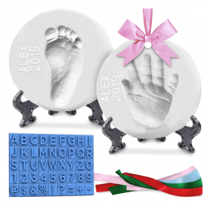 Luna Bean 嬰兒手和足跡DIY石膏