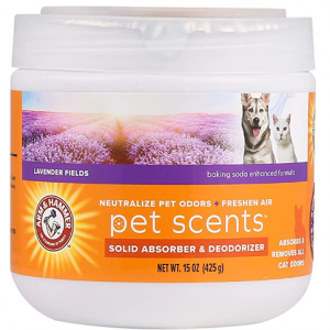 Arm & Hammer For Pets Scents Solid Gel Deodorizer in Lavender Fields Scent, 15 Ounces @ Amazon