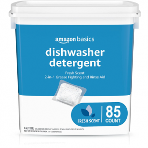 Amazon Basics Dishwasher Detergent Pacs, Fresh Scent, 85 Count (Previously Solimo) @ Amazon