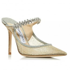 Jimmy Choo Bing 100女士水晶风格高跟鞋