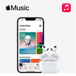 Best Buy - Apple Music 音樂流媒體訂閱 4個月, 新用戶/老用戶回歸福利 免費 無廣告+可離線+資源多