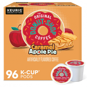 The Original Donut Shop Caramel Apple Pie Coffee, Keurig K-Cup Pod, Light Roast, 96 Count @ Amazon