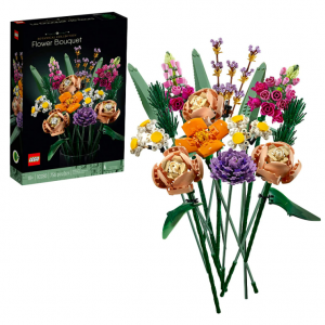 LEGO Icons Flower Bouquet 10280 Artificial Flowers Botanical Collection (756 Pieces) @ Amazon