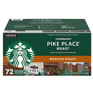 Starbucks Pike Place K-Cups, Medium Roast (72 ct.) @ Sam's Club $33.98 ...