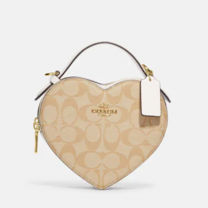 66% Off Coach Heart Crossbody In Signature Canvas @ Coach Outlet	