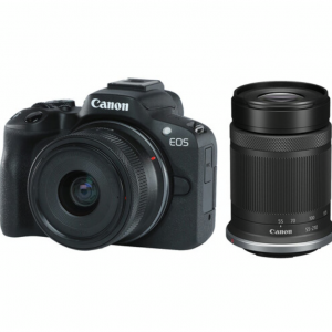 Canon EOS R50 Mirrorless Camera (White/black) for $629 @B&H