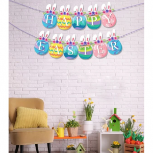 11件复活节字母图形蛋设计横幅