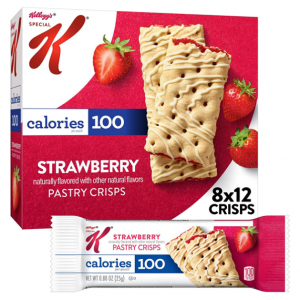 Kellogg's Special K Pastry Crisps, Breakfast Bars, Strawberry (8 Boxes, 96 Crisps) @ Amazon