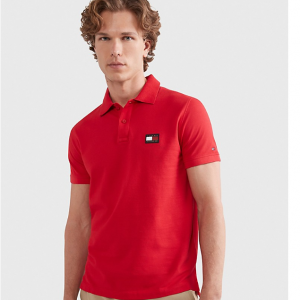 Tommy Hilfiger Slim Fit Stripe Collar 男士POLO衫