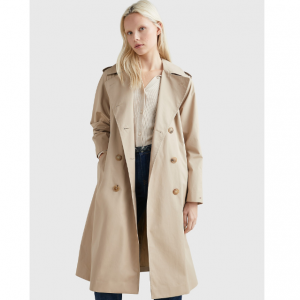 Tommy Hilfiger Solid 女士风衣