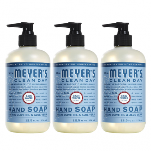 Mrs. Meyer's Clean Day Liquid Hand Soap, Rain Water Scent, 12.5 oz - Pack of 3 @ Amazon