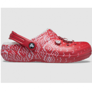 Crocs Classic Lined Holiday Charm 洞洞鞋