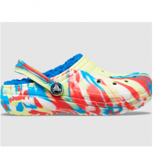 Crocs Toddler Classic Lined Marbled 洞洞鞋