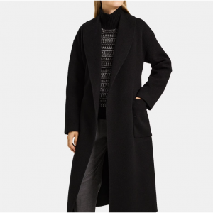 Theory 双面羊绒长款大衣