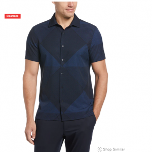 Perry Ellis Slim Fit Regatta 印花衬衣