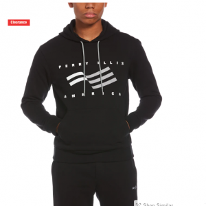 Perry Ellis Contrast Drawcord 连帽卫衣