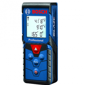 Bosch Blaze Pro GLM165-40 165ft Laser Distance Measure with Color Backlit Display @ Amazon