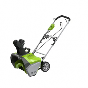 Greenworks 13 Amp 20 in. Corded Electric Snow Thrower, 2600502 @ Walmart