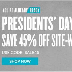 Presidents' Sale! Take 45% OFF Everything!  @ MyProtein US 