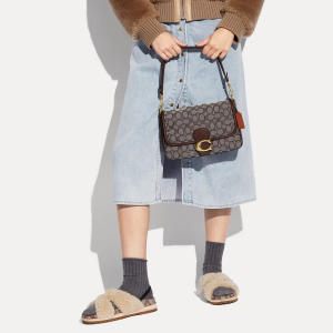 Coach Signature Soft Tabby 蔻驰老花单肩包