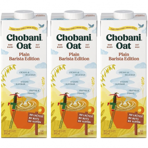 Chobani 原味燕麦奶 32oz 3盒 @ Amazon