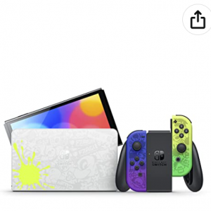 Amazon.com - Nintendo Switch OLED 《噴射戰士3》限定款主機，現價$359.99 + 免運費