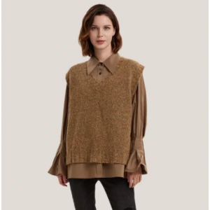 Gentle Herd V-Neck 100% Wool 毛线马甲