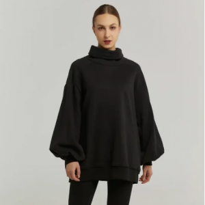 Gentle Herd Turtleneck Puff-Sleeved Cotton-Blend 套头衫