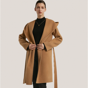 Gentle Herd Hooded Wrap 长款大衣