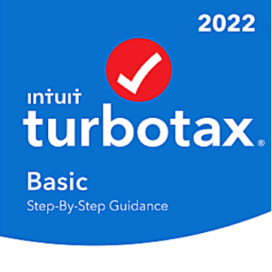 TurboTax® Basic 2022 Federal Only + E-File for $39.99 @OfficeDepot
