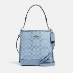 60% Off Coach Mollie Bucket Bag 22 In Signature Chambray @ Coach Outlet