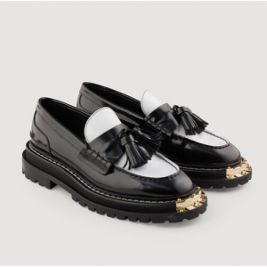 40% Off Thick-Soled Leather Loafers @ Sandro Paris