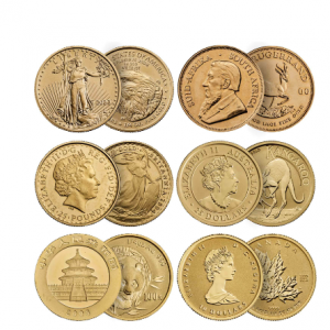 Flagship Coins of the World 1/4oz Gold Coin Set @ The Royal Mint